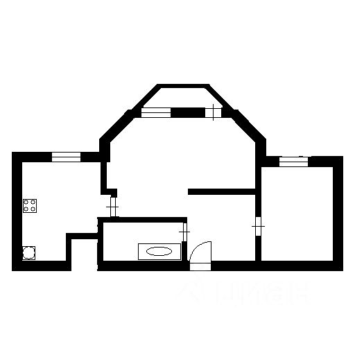 Планировка этой квартиры по данным Циан