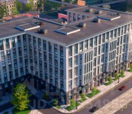 апарт.-студия, 46 м², этаж 6