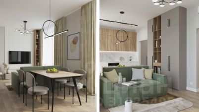 апарт.-студия, 46 м², этаж 6