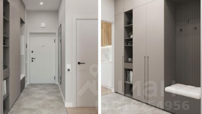 апарт.-студия, 46 м², этаж 6