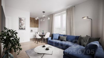 1-комн.кв., 34 м², этаж 1