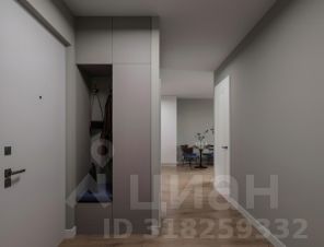 2-комн.кв., 54 м², этаж 15