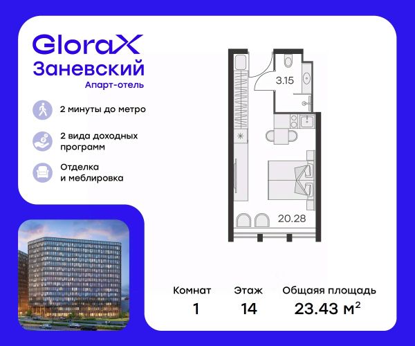 ЖК «Апарт-отель GloraX Заневский»