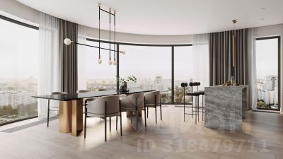 студия, 18 м², этаж 17