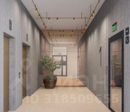 студия, 23 м², этаж 3
