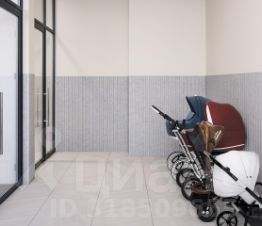 студия, 23 м², этаж 3