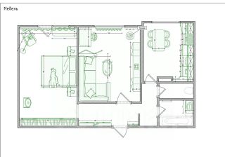 2-комн.кв., 54 м², этаж 10