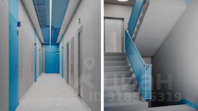 2-комн.кв., 54 м², этаж 17
