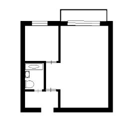 1-комн.кв., 35 м², этаж 4