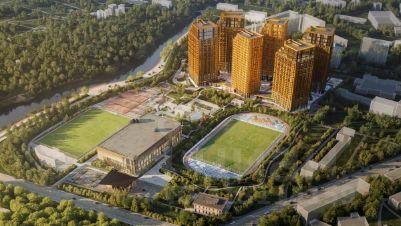 студия, 40 м², этаж 13