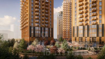 студия, 40 м², этаж 13