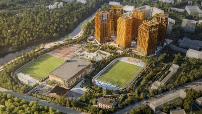 студия, 40 м², этаж 13