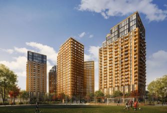 студия, 40 м², этаж 13