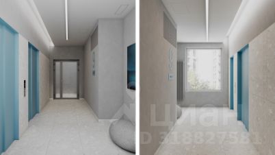 2-комн.кв., 55 м², этаж 4
