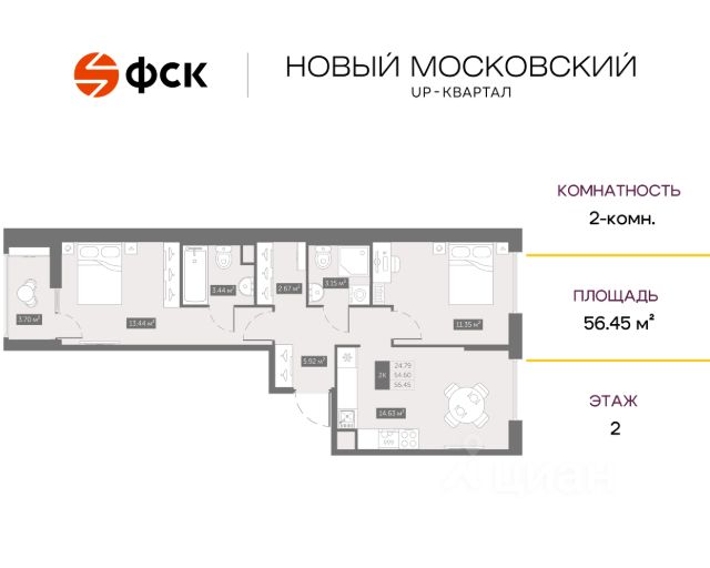 ЖК «UP-квартал Новый Московский»