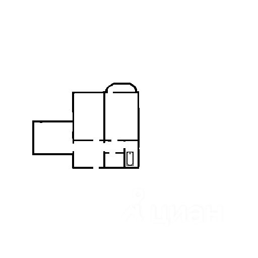 Планировка этой квартиры по данным Циан