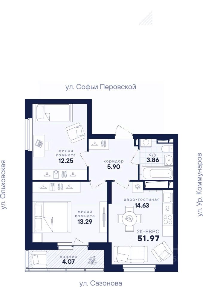 Новостройка, р-н Железнодорожный