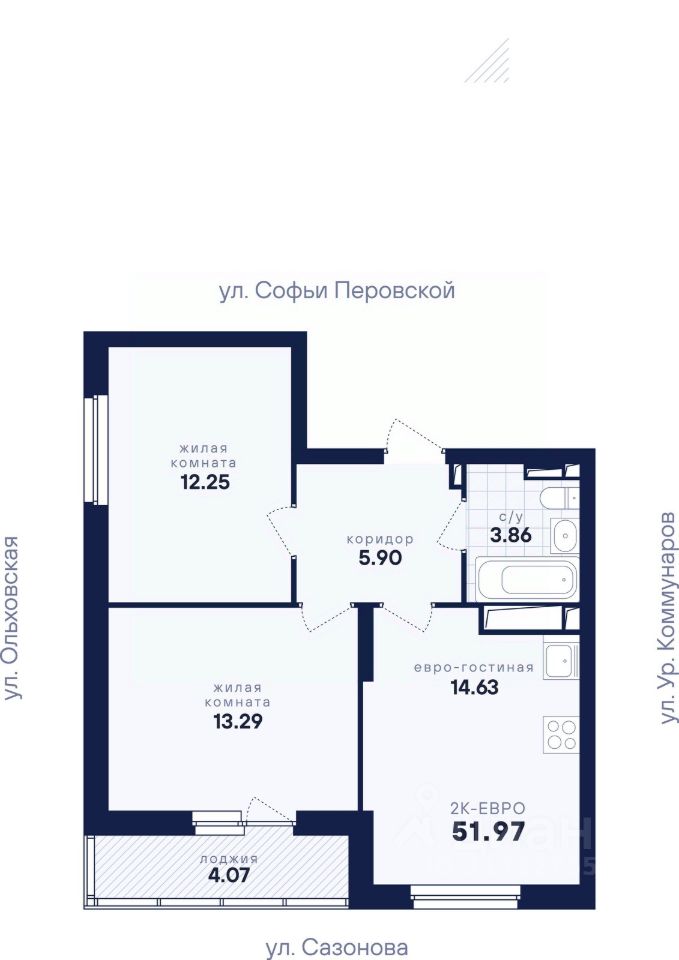 Новостройка, р-н Железнодорожный