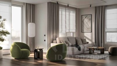 студия, 25 м², этаж 13