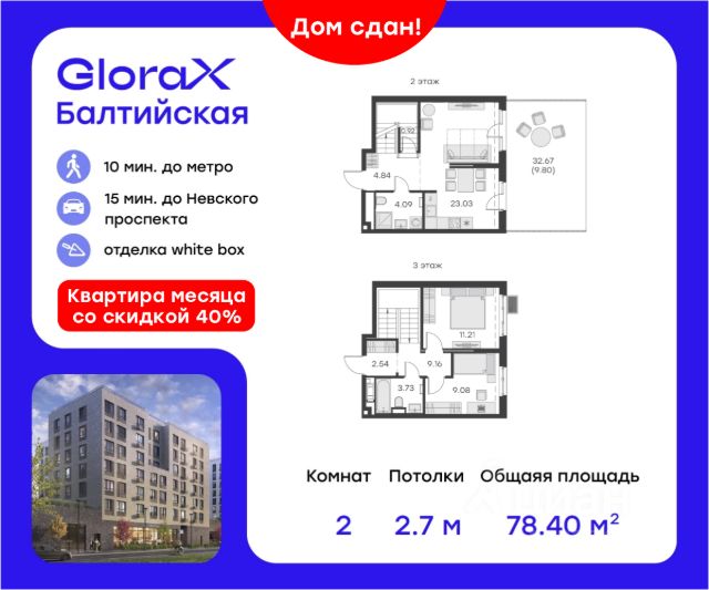 ЖК «GloraX Балтийская»