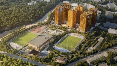студия, 40 м², этаж 13