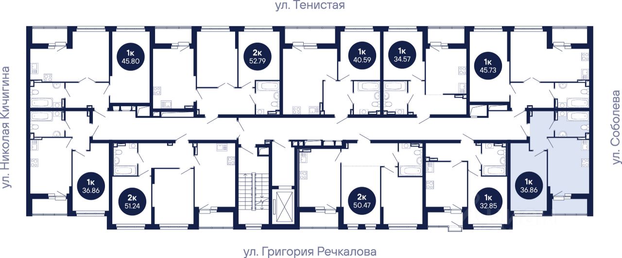Новостройка, р-н Академический