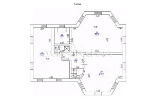 3-этаж. дом 442 м²