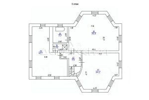 3-этаж. дом 442 м²