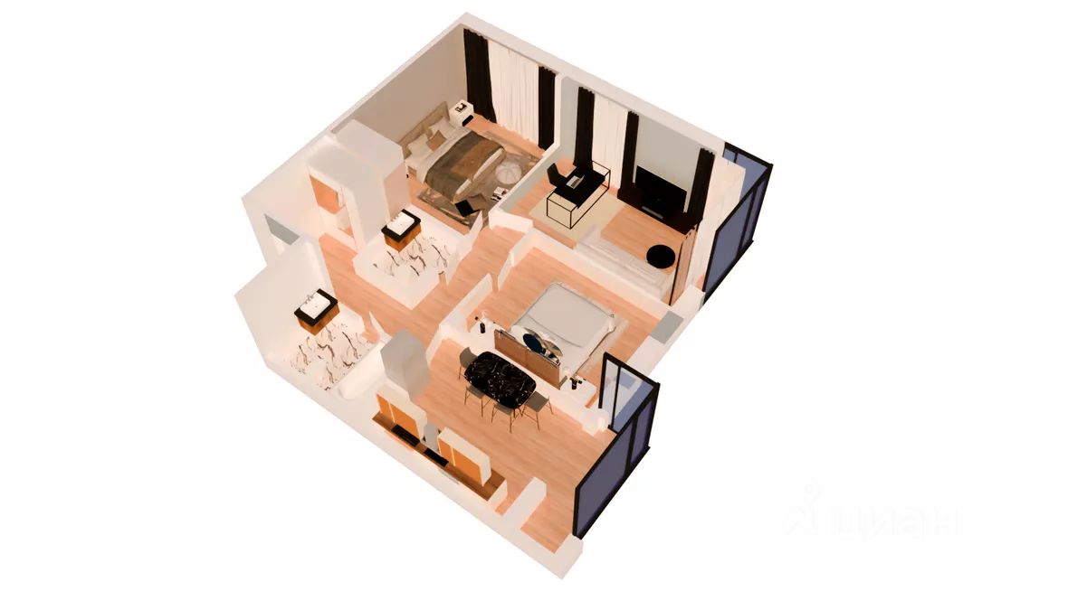 3-комн.кв., 72,8 м², 7/8 этаж