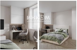 2-комн.кв., 58 м², этаж 6