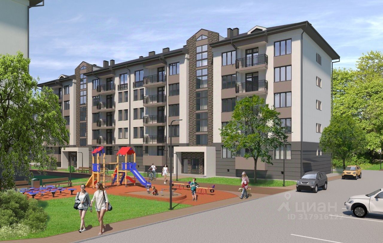 2-комн.кв., 63,3 м², 1/5 этаж