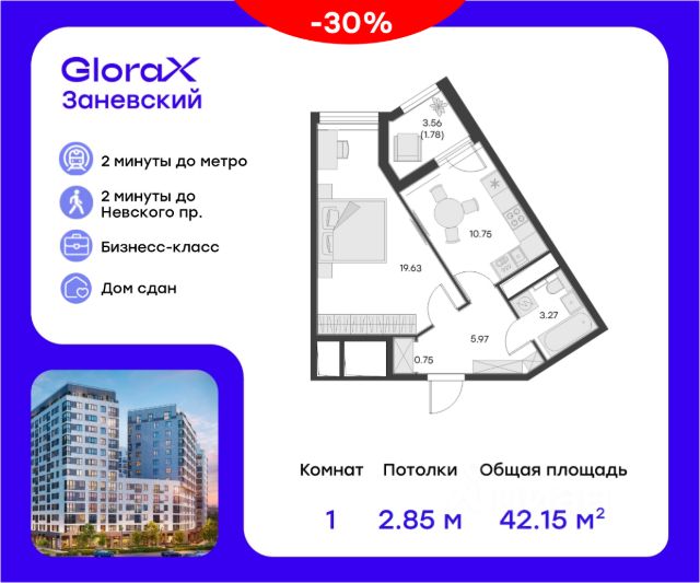ЖК «GloraX Заневский»