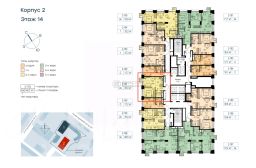 1-комн.кв., 35 м², этаж 14