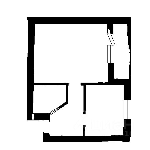 Планировка этой квартиры по данным Циан