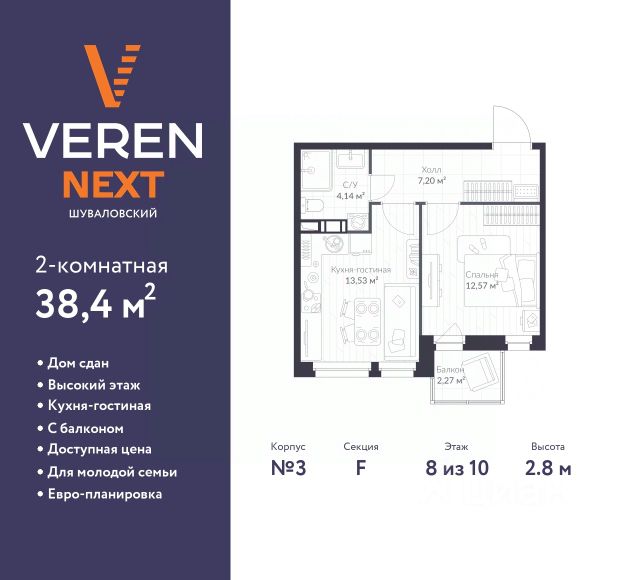 ЖК «Veren Next Шуваловский»