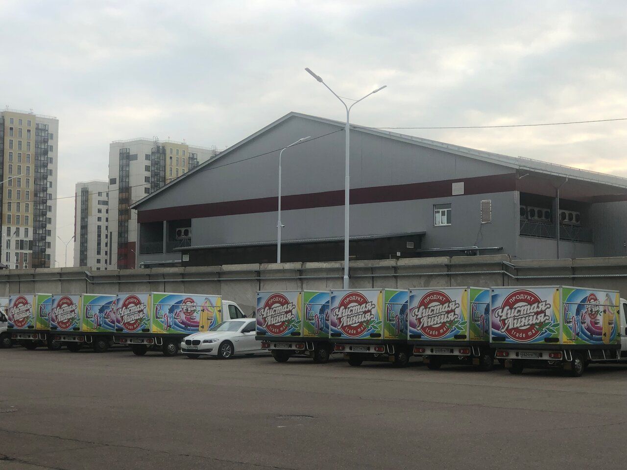 Складском комплексе на ул. Виноградная, 9В