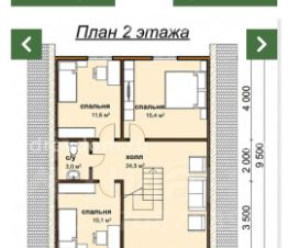 2-этаж. дом 144 м²