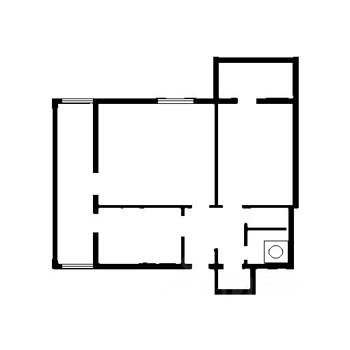 Планировка этой квартиры по данным Циан