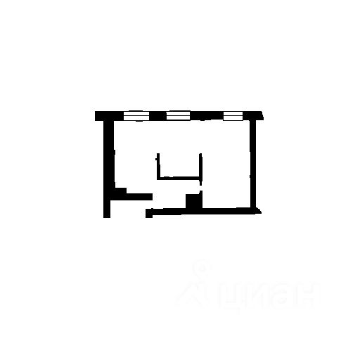 Планировка этой квартиры по данным Циан