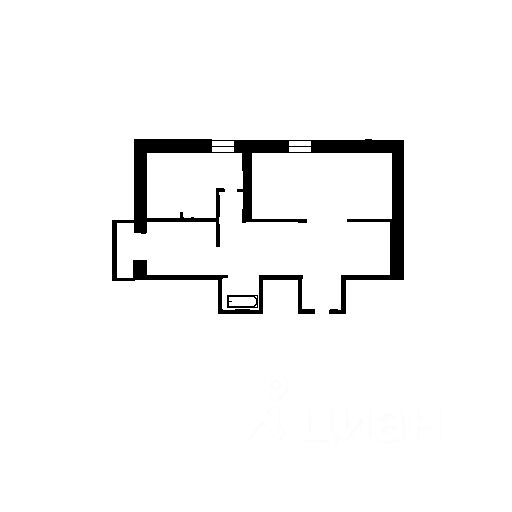 Планировка этой квартиры по данным Циан