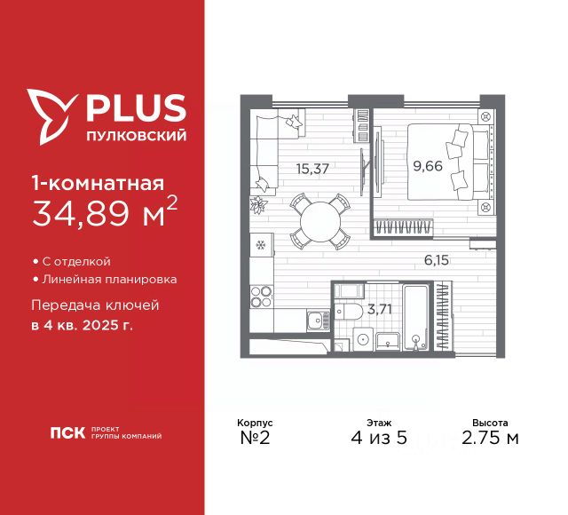 ЖК «PLUS Пулковский»