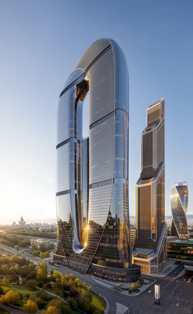 Бизнес Центр One. Москва-Сити.