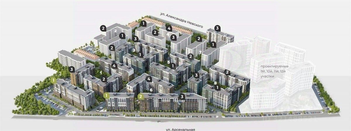 1-комн.кв., 34,5 м², 6/9 этаж