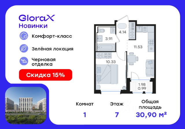 ЖК «GloraX Новинки»
