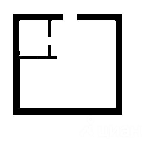 Планировка этой квартиры по данным Циан