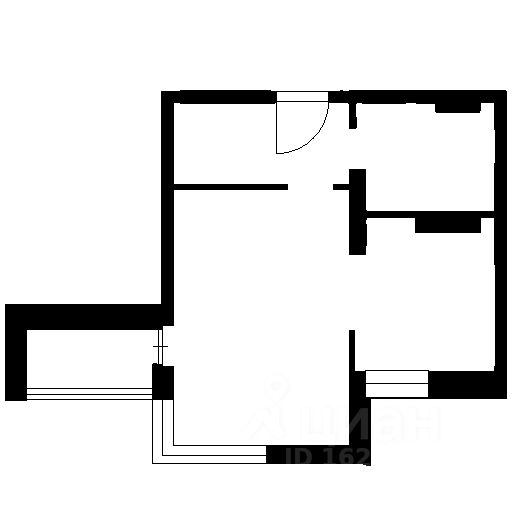 Планировка этой квартиры по данным Циан