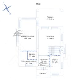 2-этаж. дом 260 м²