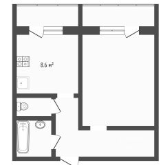 1-комн.кв., 42 м², этаж 11