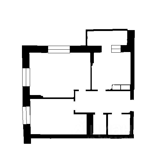 Планировка этой квартиры по данным Циан