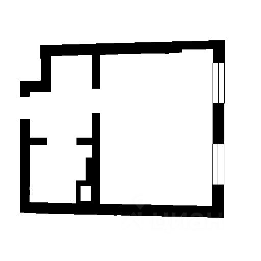 Планировка этой квартиры по данным Циан